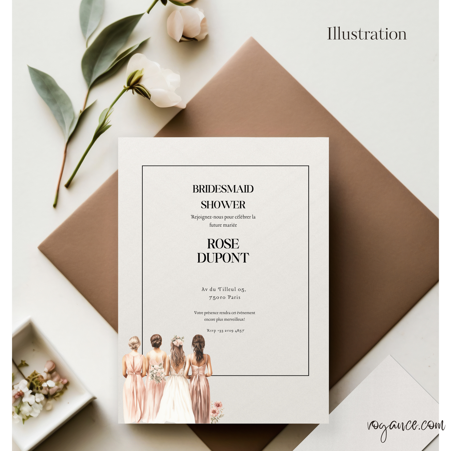 Mix Cliparts Mariage en Tons Roses : Robe, Alliances, Bouquet & Plus - Premium Media de voguance - Seulement €3! J'achète maintenant voguance