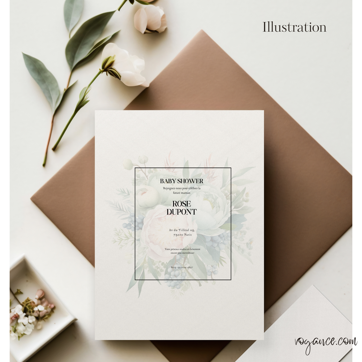 Cliparts de Bouquets Élégants : Roses, Hortensias, Fleurs Exotiques & Eucalyptus - Premium Media de voguance - Seulement €5! J'achète maintenant voguance