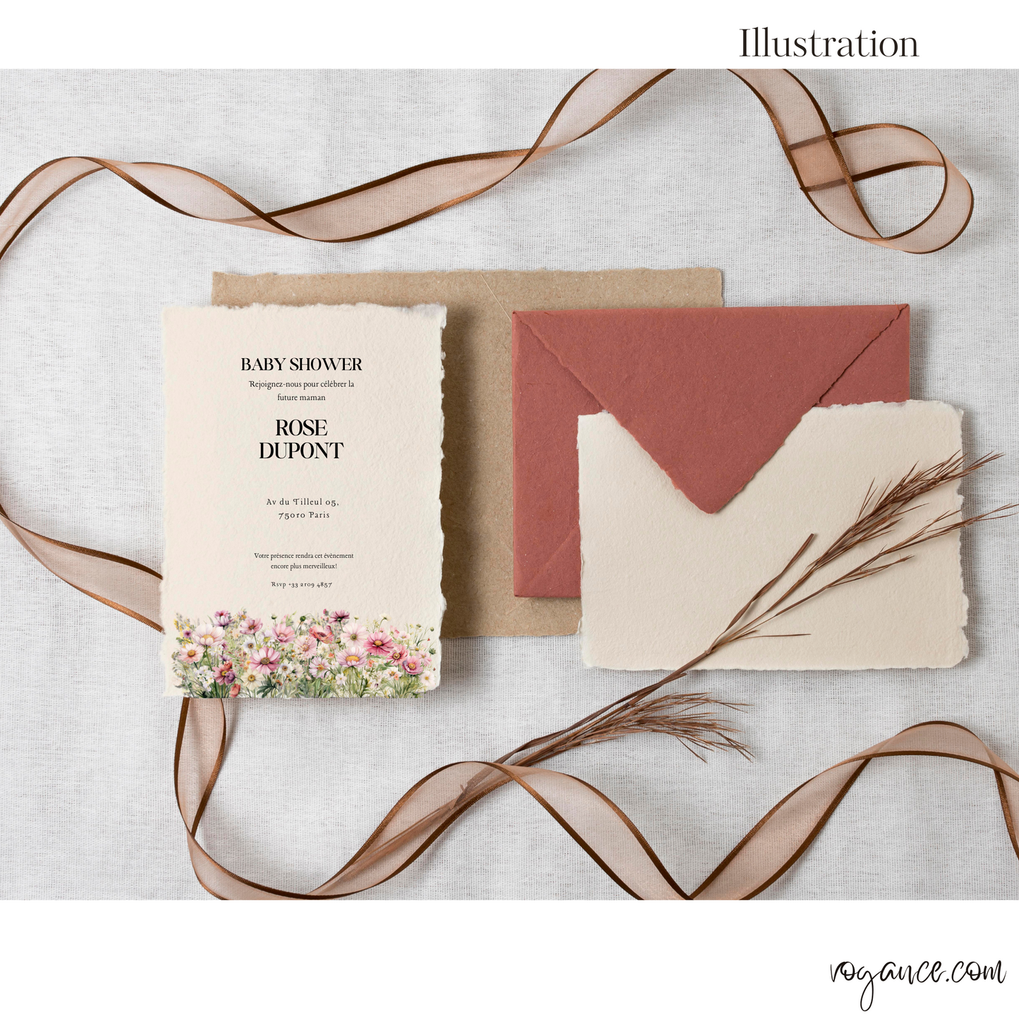 Cliparts de Fleurs Sauvages: Cosmos, Herbes, Marguerites - Premium Media de voguance - Seulement €5! J'achète maintenant voguance